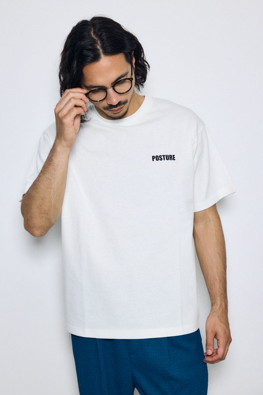 ワンポイントロゴTシャツ WHT L
