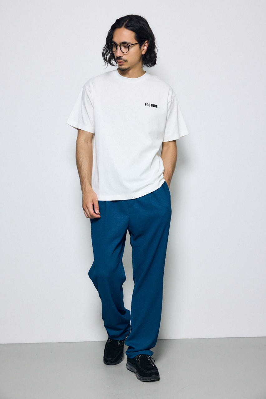 ワンポイントロゴTシャツ WHT L