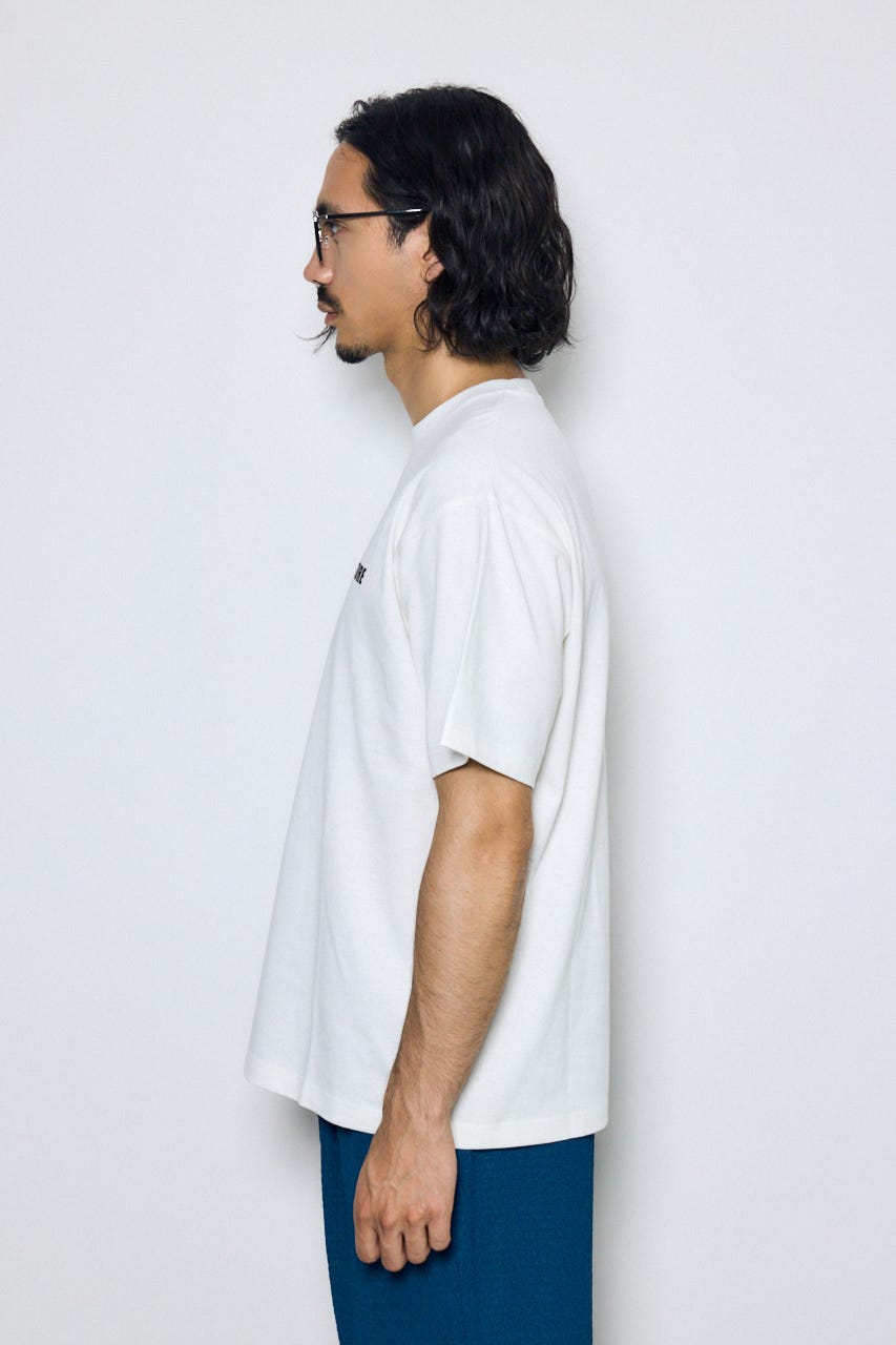 ワンポイントロゴTシャツ WHT L