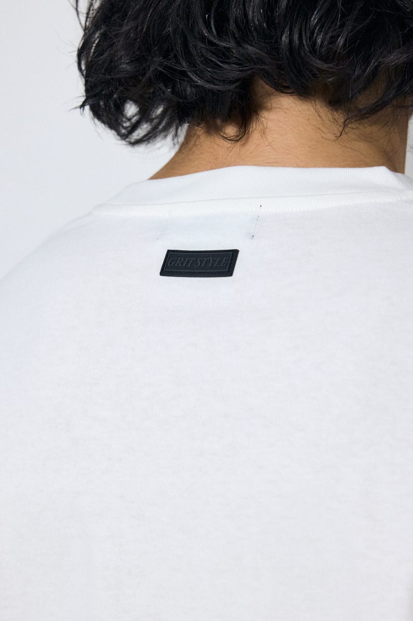 ワンポイントロゴTシャツ WHT L