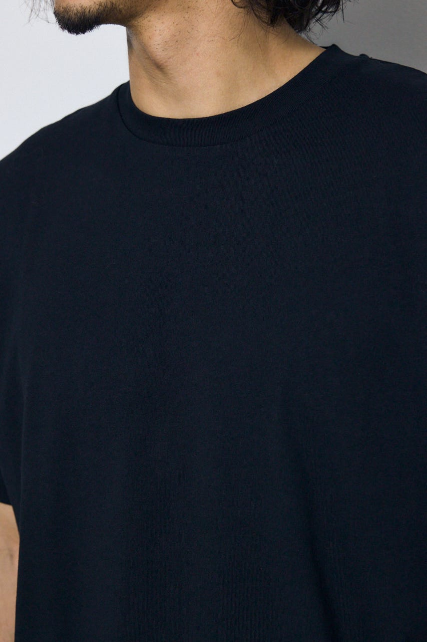 バーティカルグラフィックTシャツ BLK M