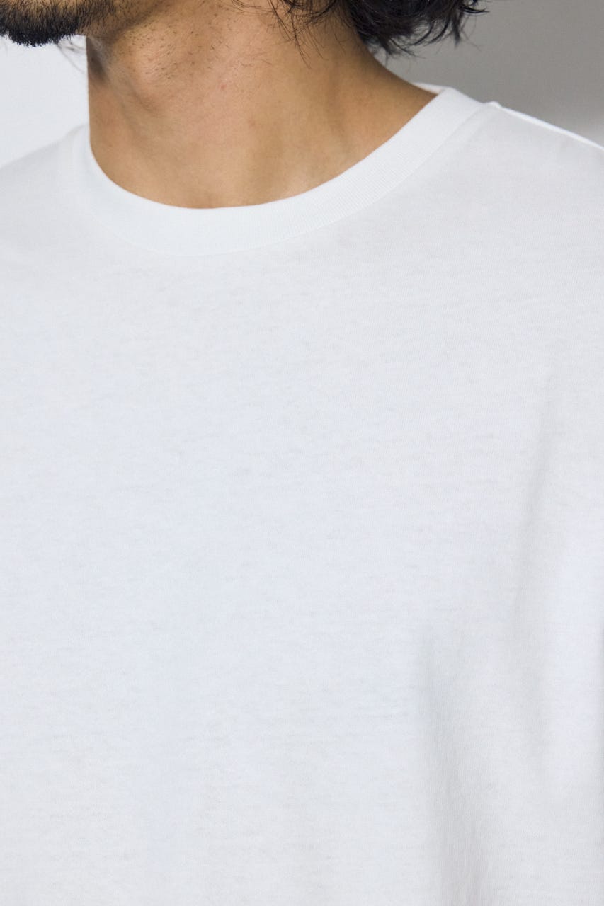 バーティカルグラフィックTシャツ WHT S