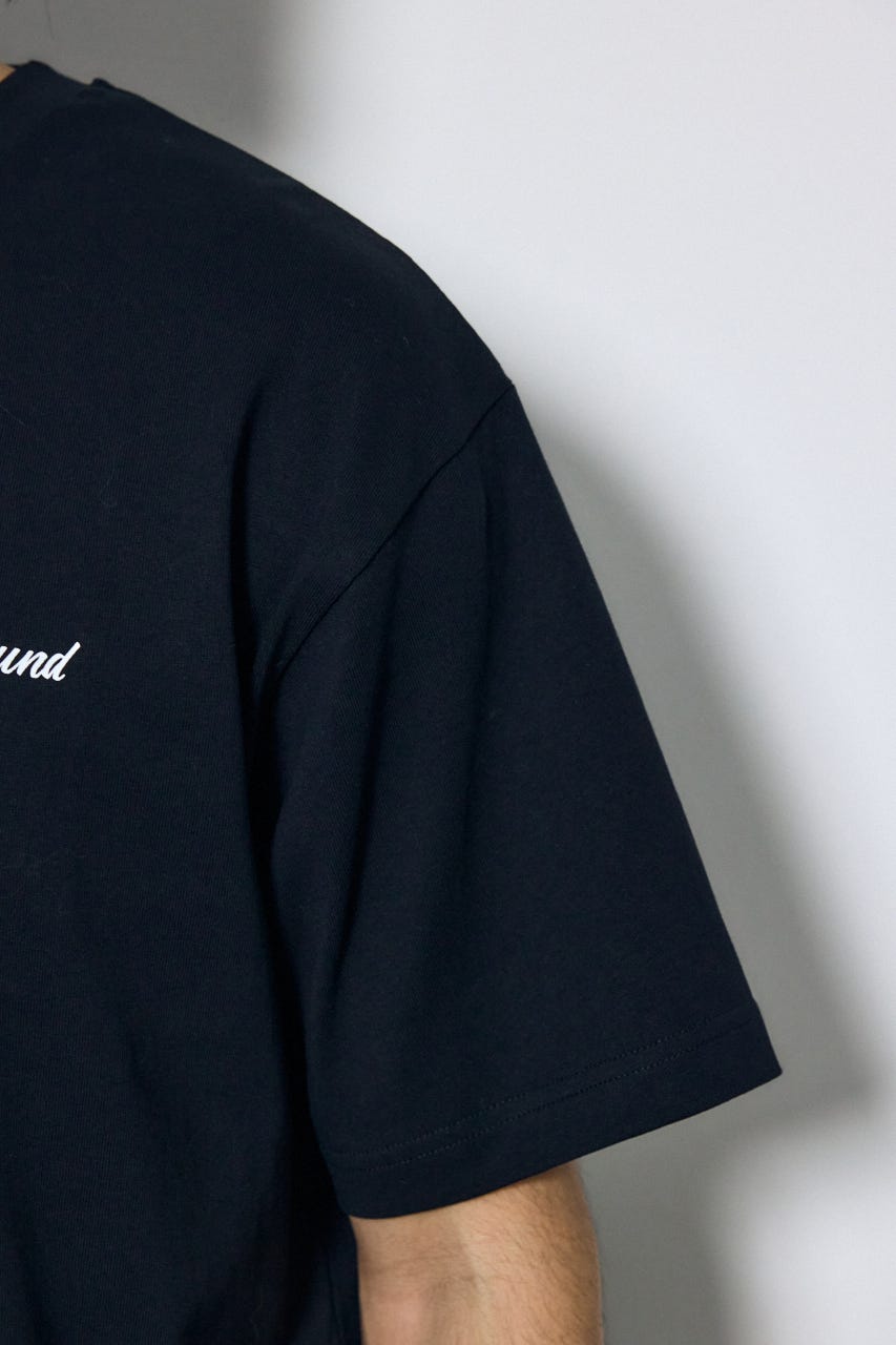 リゾートバックグラフィックTシャツ BLK L