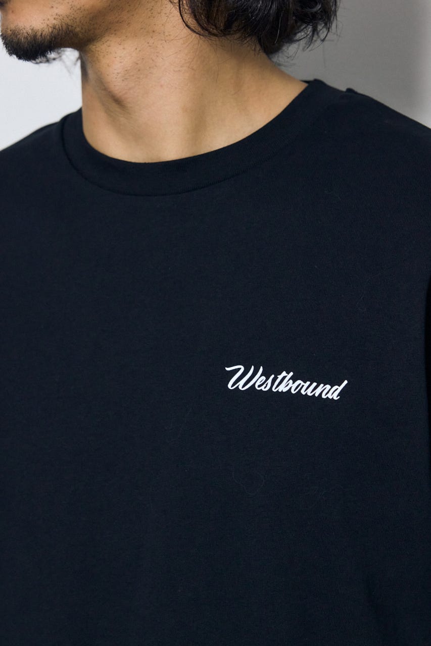 リゾートバックグラフィックTシャツ BLK L