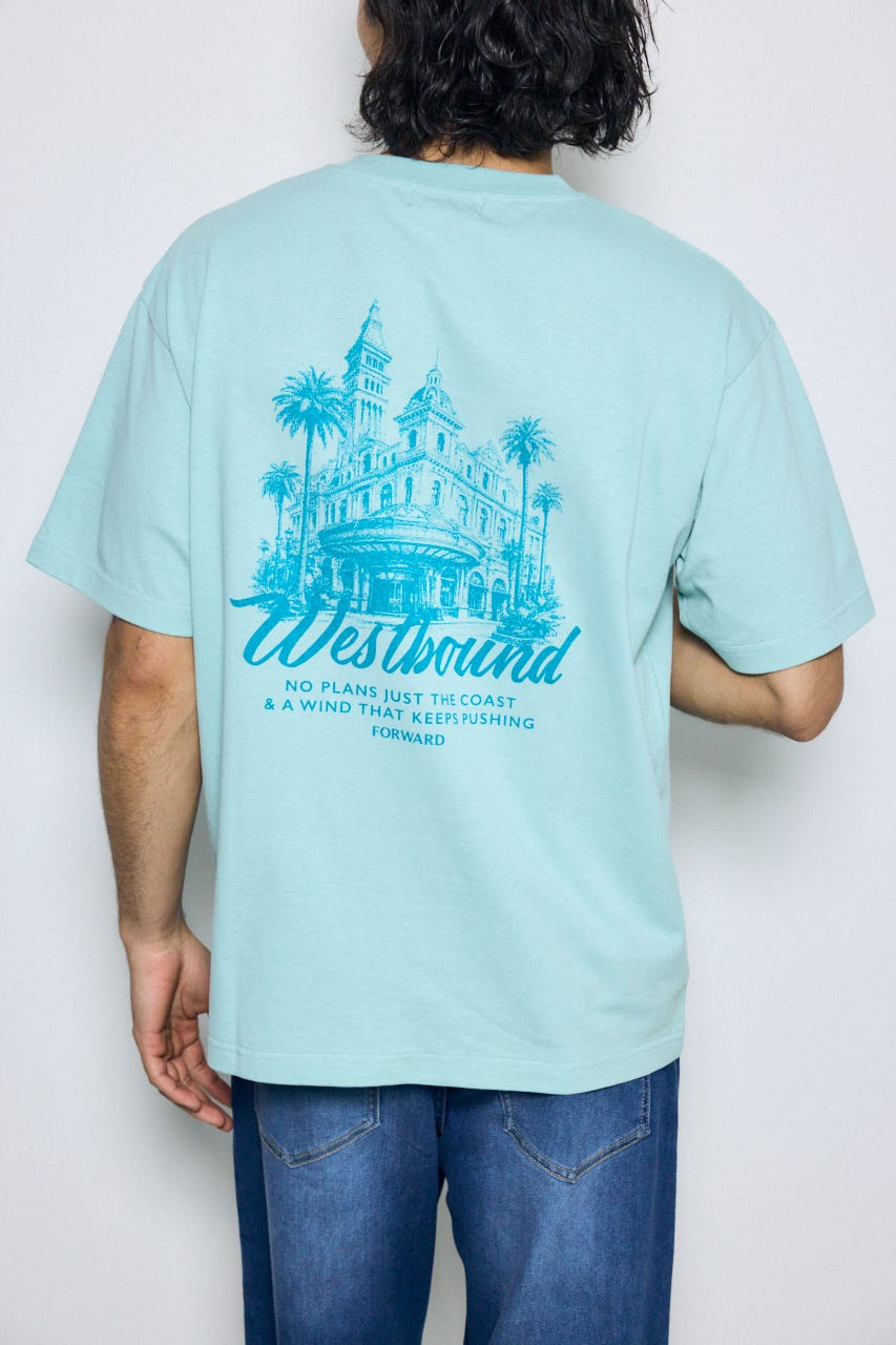 リゾートバックグラフィックTシャツ MINT M