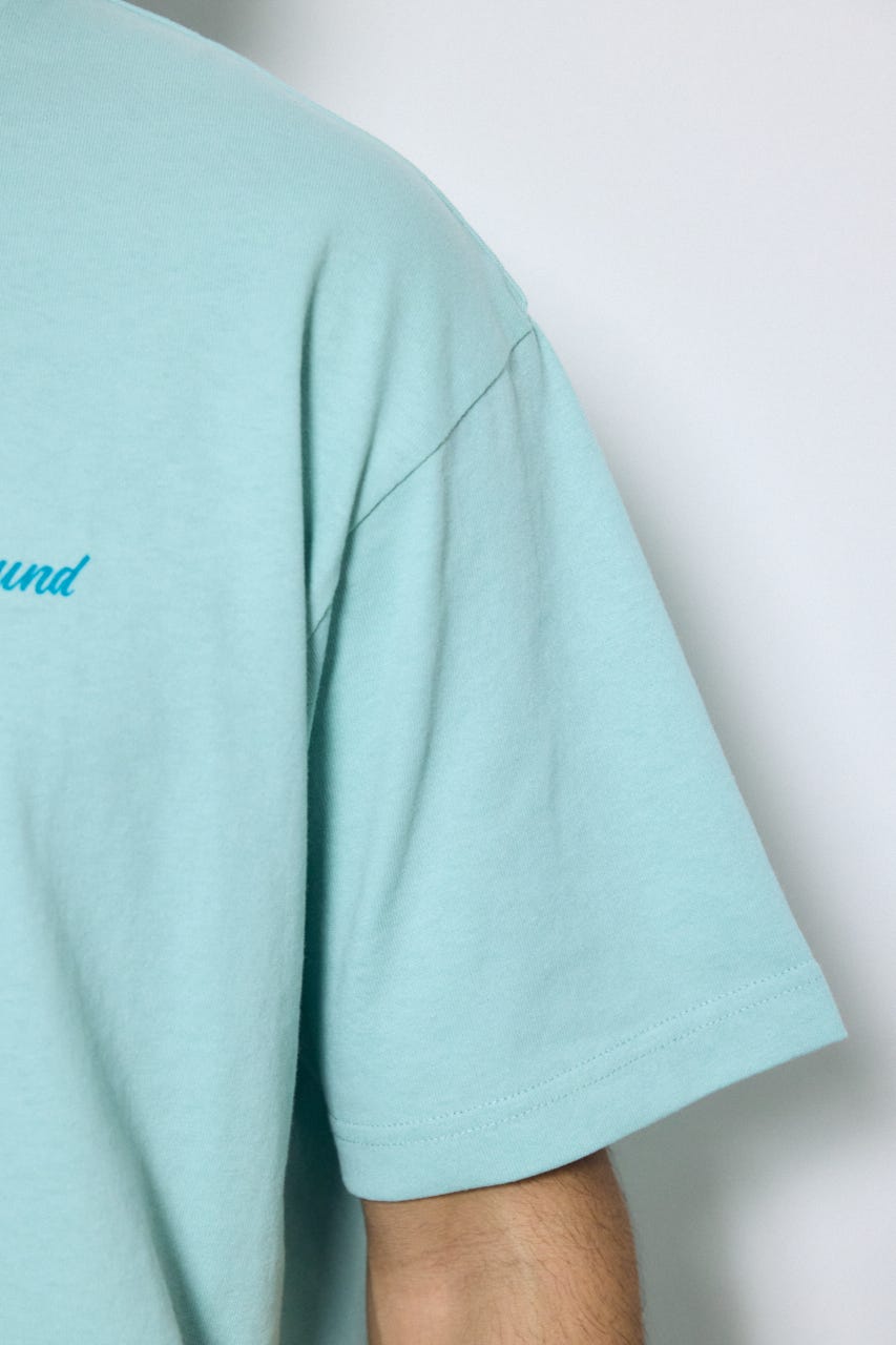 リゾートバックグラフィックTシャツ MINT M