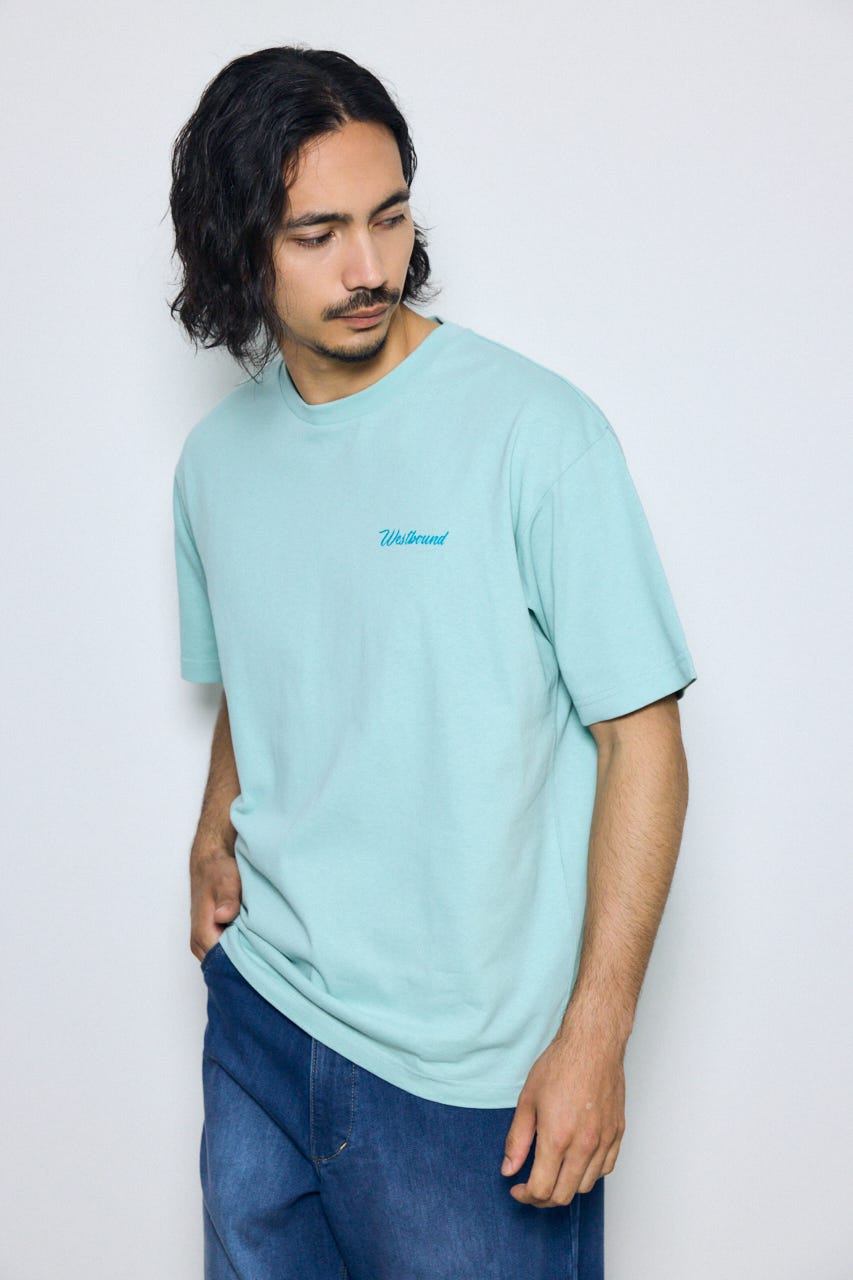 リゾートバックグラフィックTシャツ MINT M