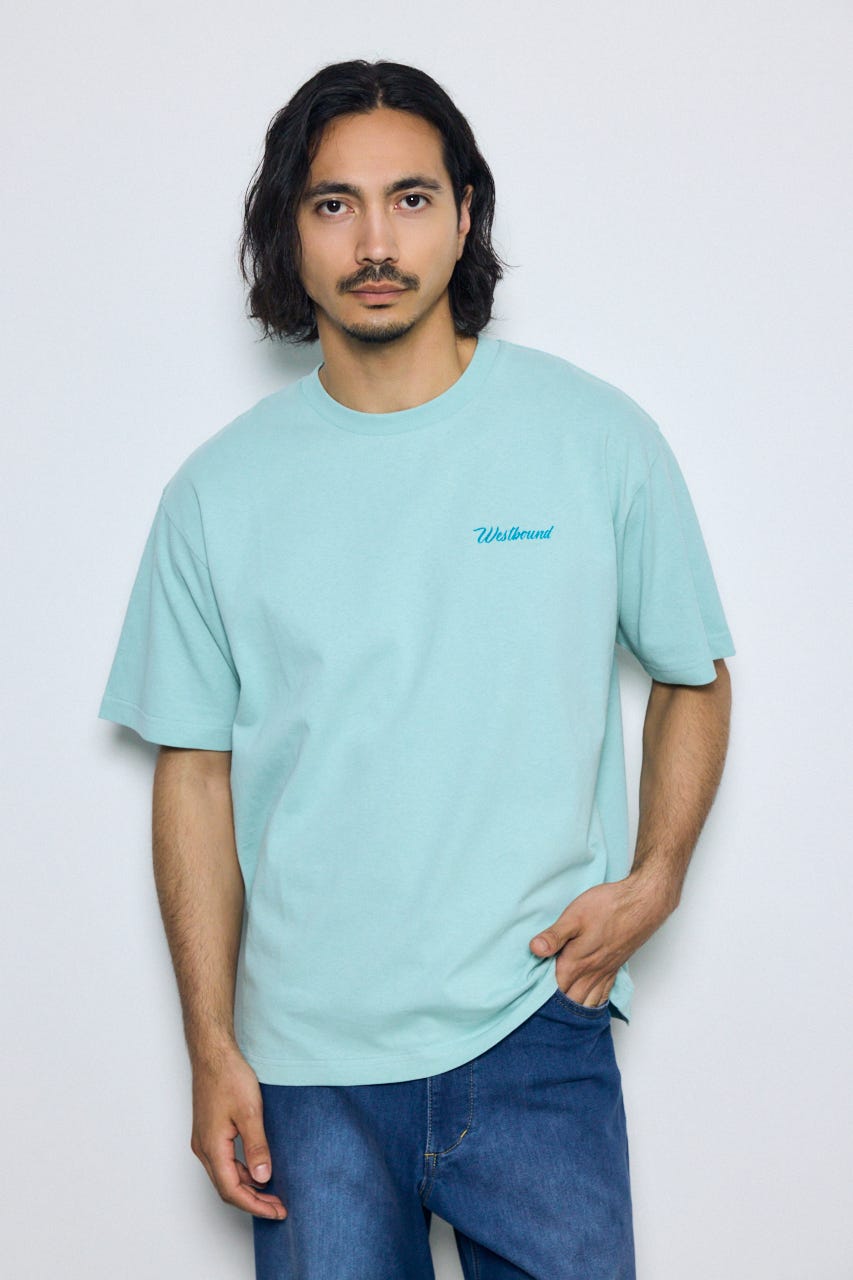 リゾートバックグラフィックTシャツ MINT M