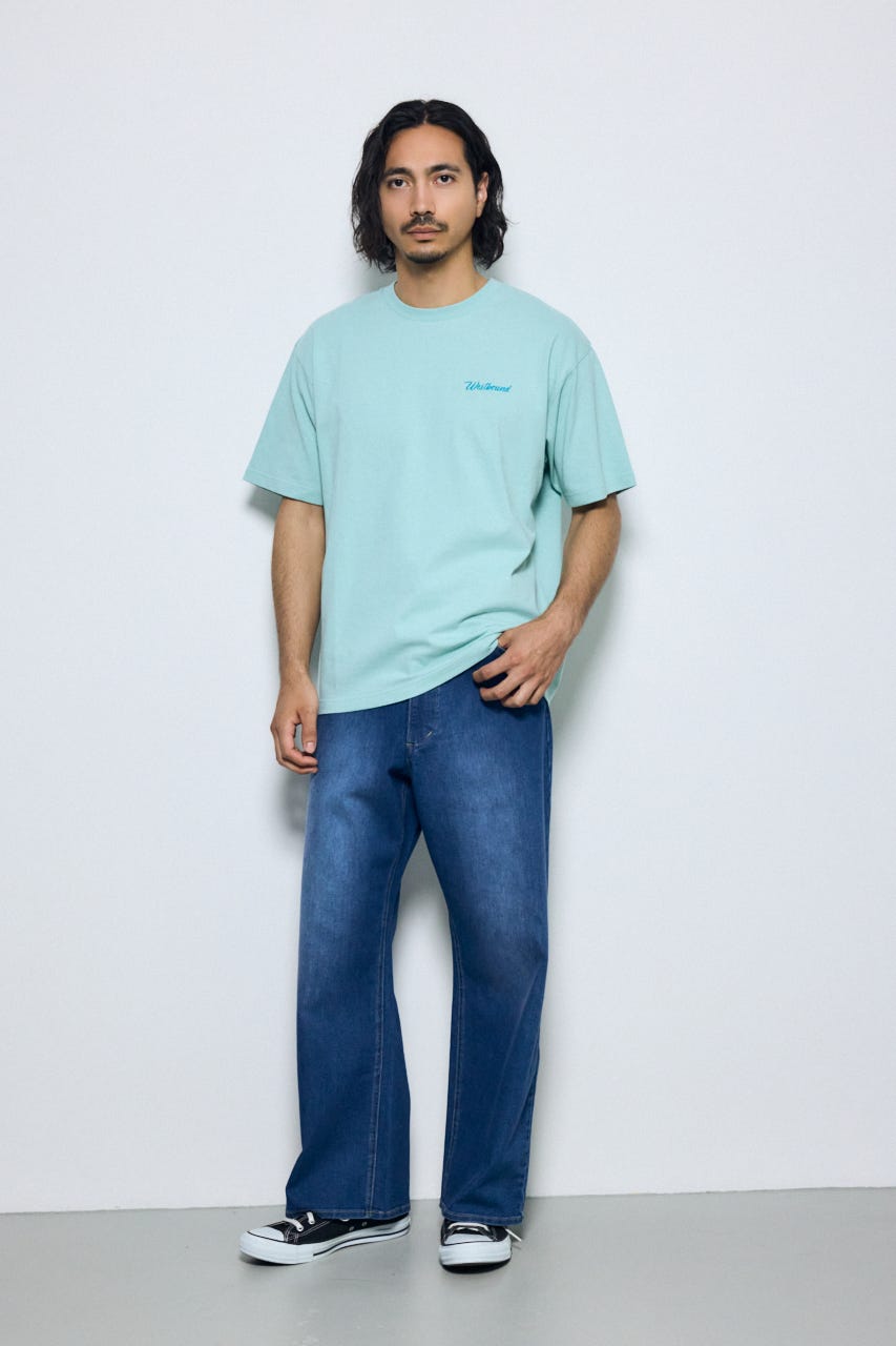 リゾートバックグラフィックTシャツ MINT M