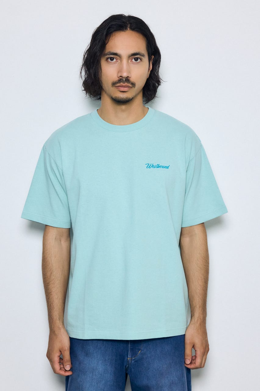 リゾートバックグラフィックTシャツ MINT M