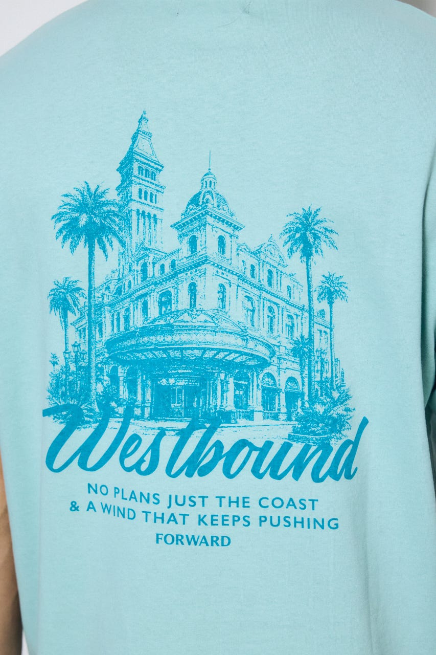 リゾートバックグラフィックTシャツ MINT M