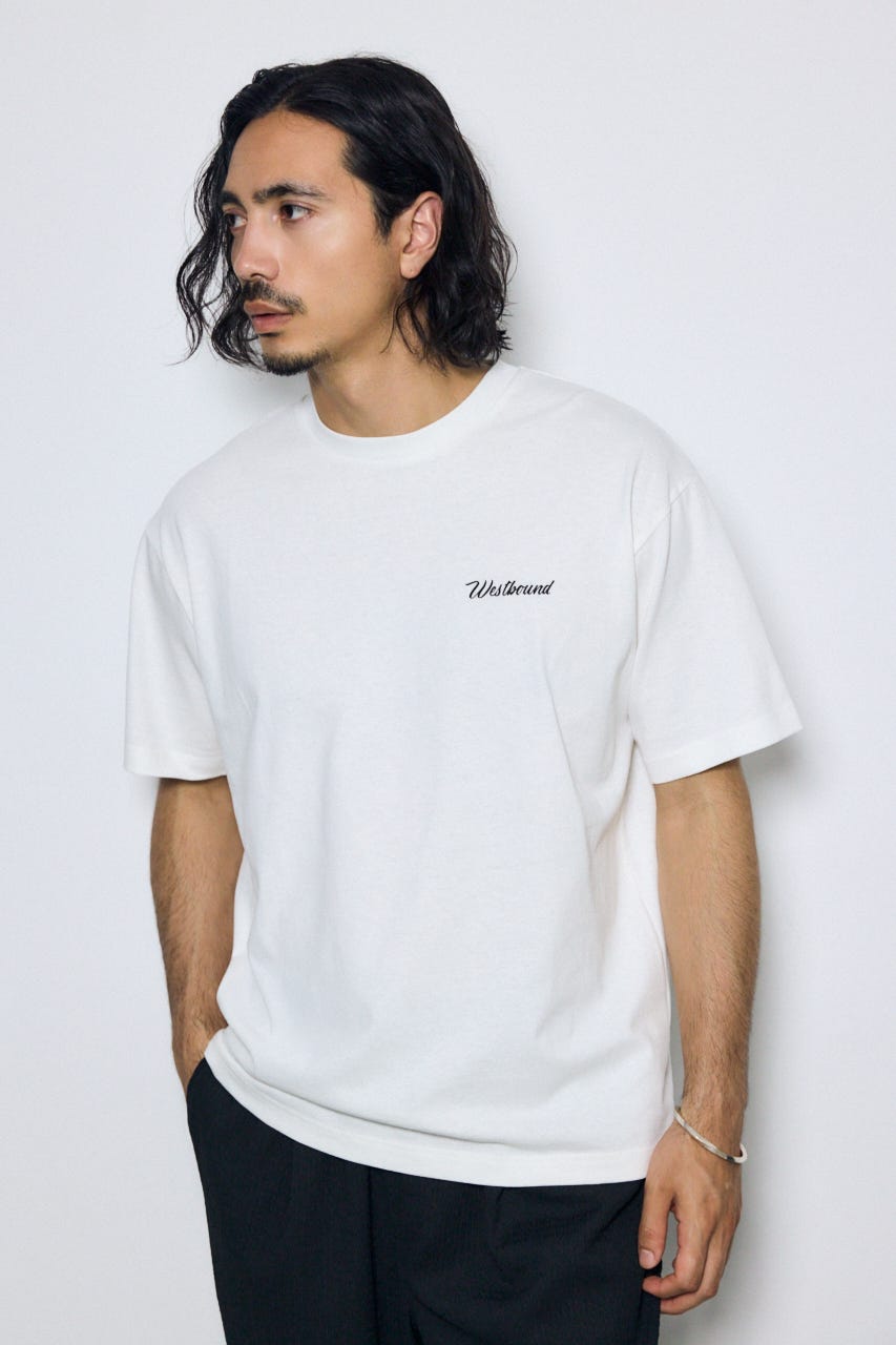 リゾートバックグラフィックTシャツ WHT M