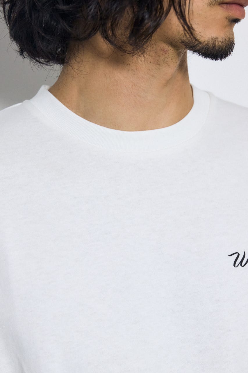 リゾートバックグラフィックTシャツ WHT M