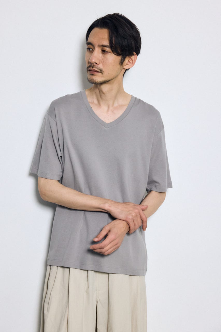 超長綿フライスV/NTEE GRY M