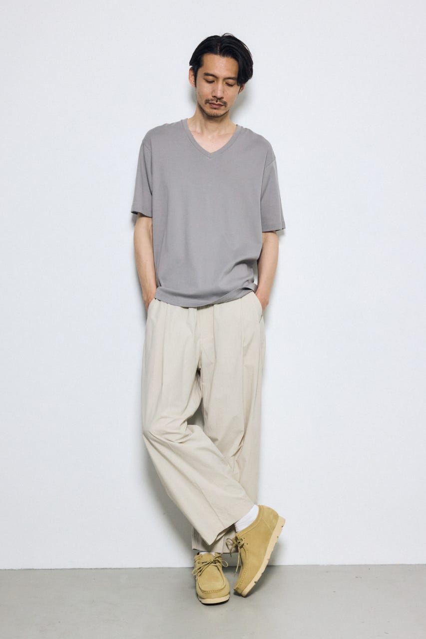 超長綿フライスV/NTEE GRY M