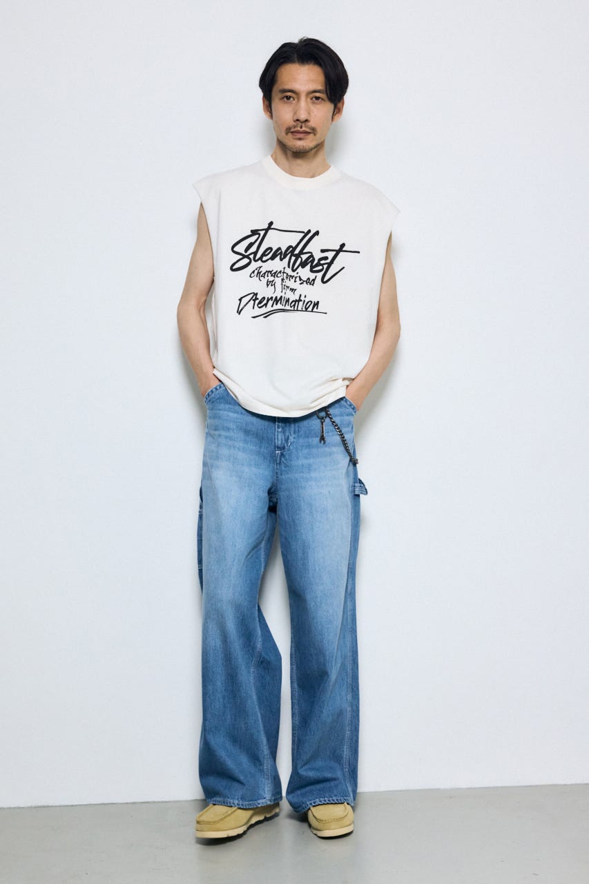 ピグメントノースリ O/WHT L