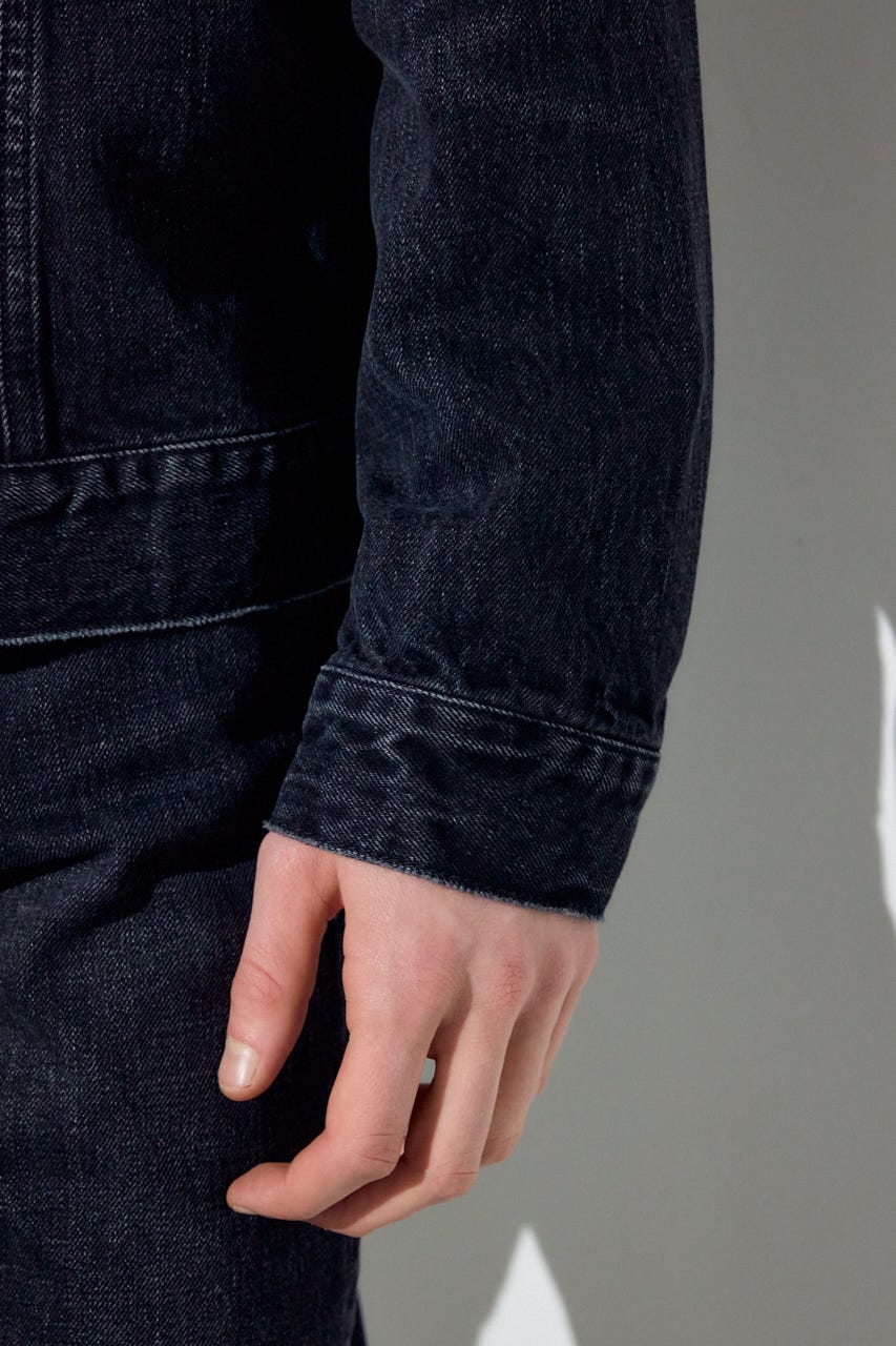 サードタイプデニムジャケット BLK S