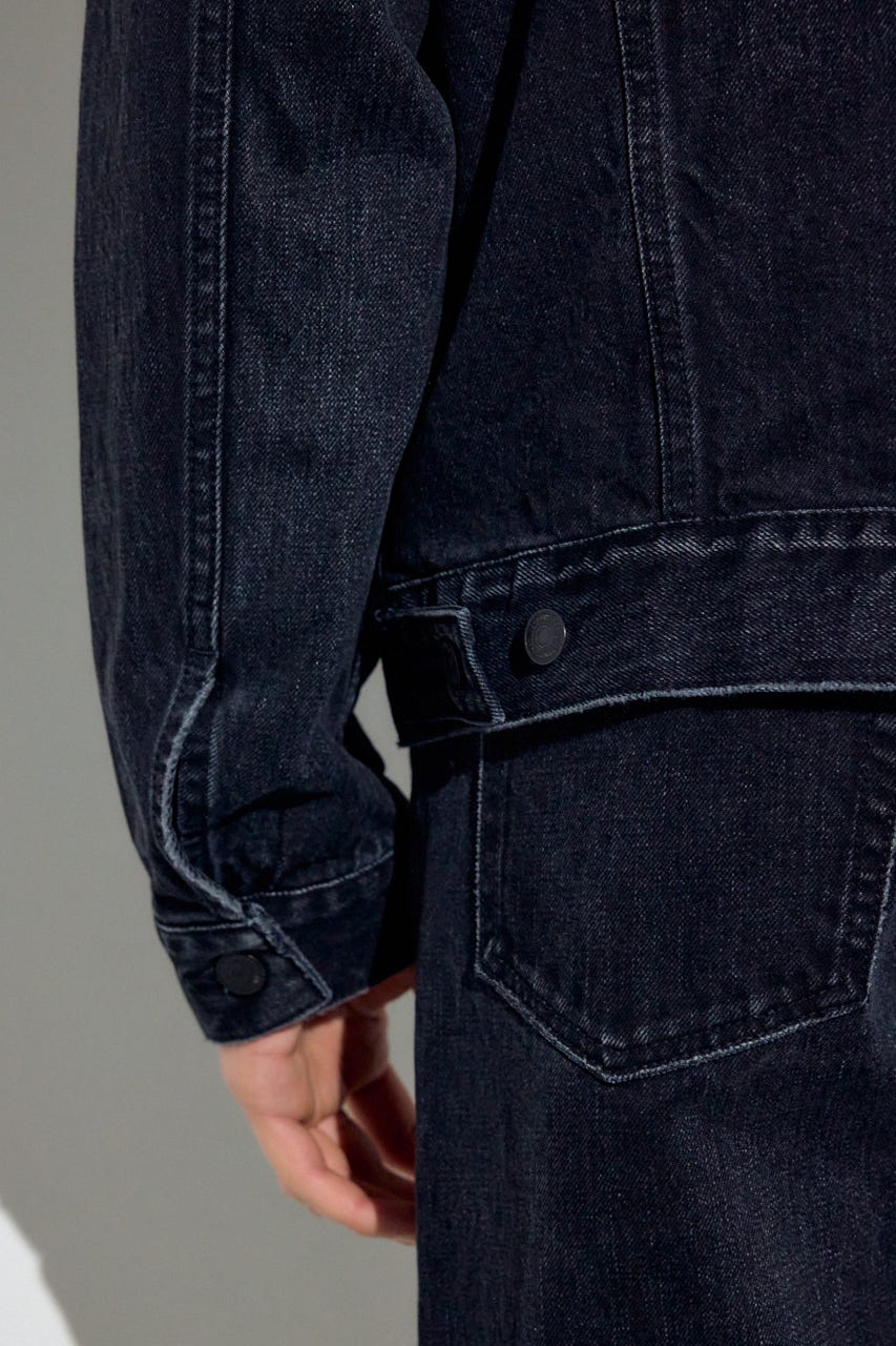 サードタイプデニムジャケット BLK S