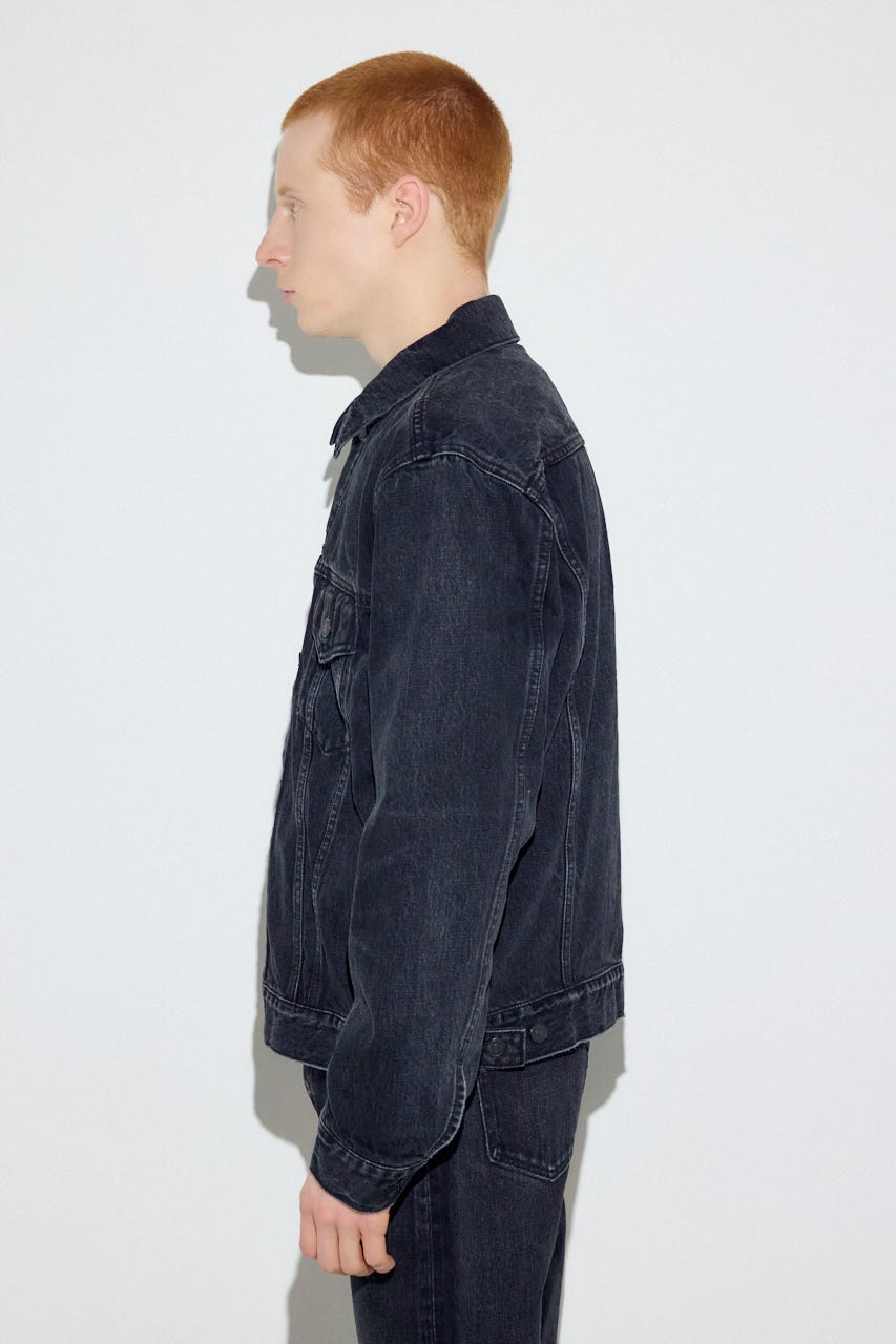 サードタイプデニムジャケット BLK S