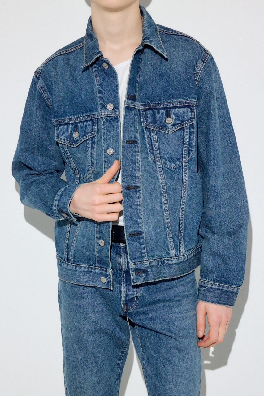 サードタイプデニムジャケット BLU M