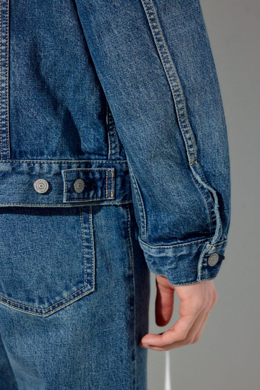 サードタイプデニムジャケット BLU M