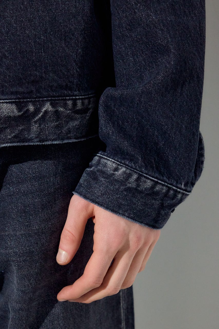 セカンドタイプデニムジャケット BLK M