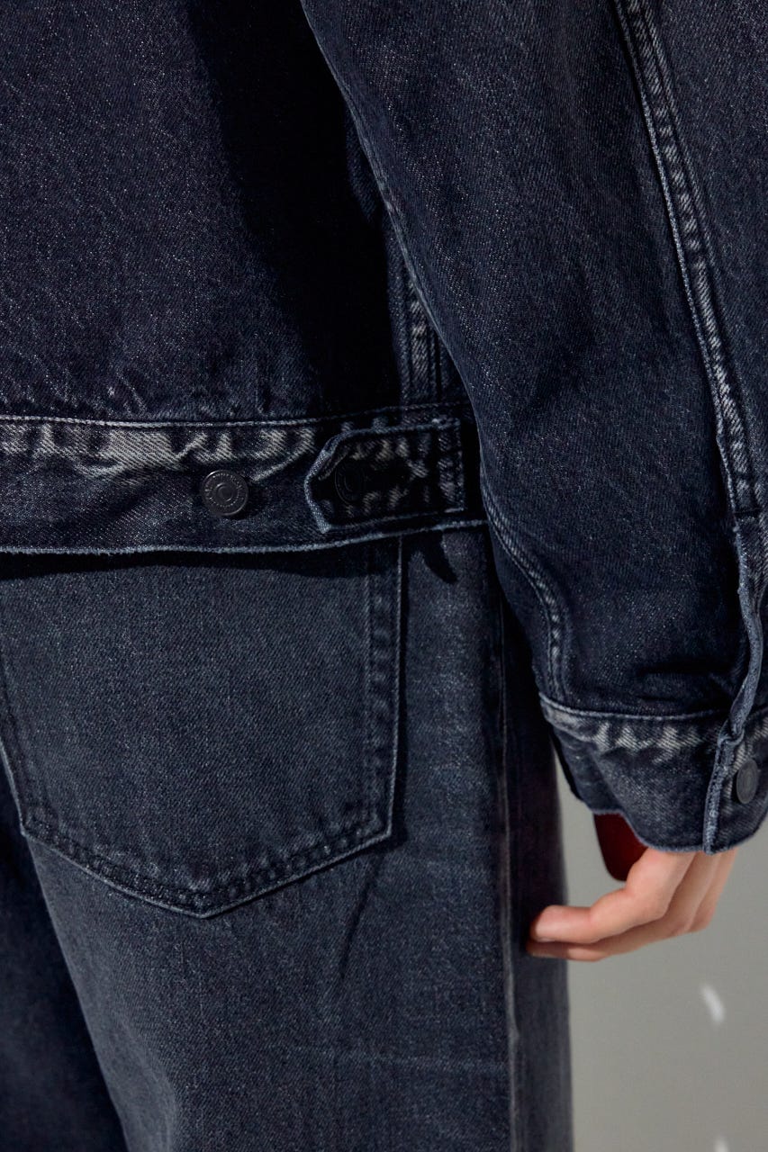 セカンドタイプデニムジャケット BLK M