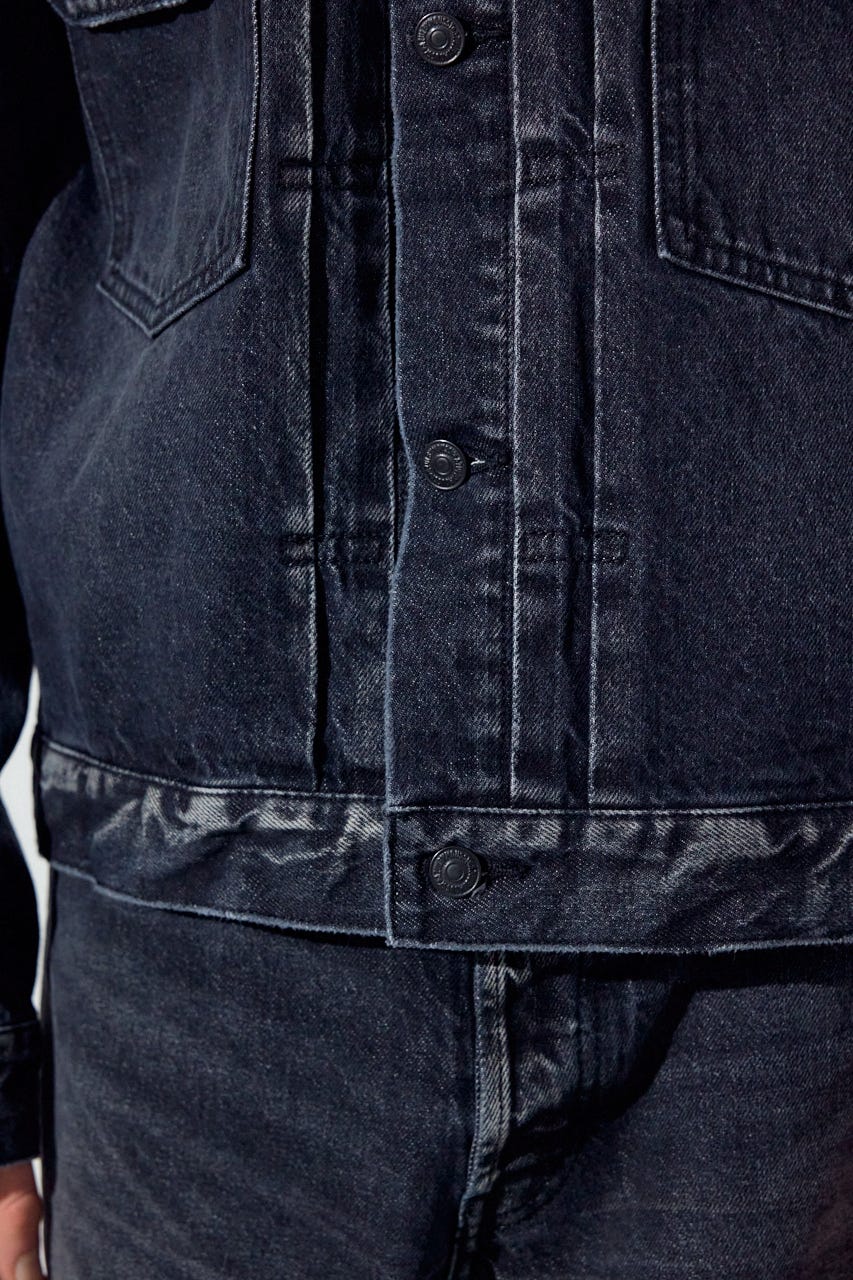 セカンドタイプデニムジャケット BLK M