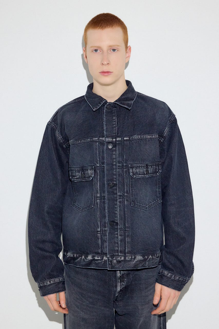 セカンドタイプデニムジャケット BLK M