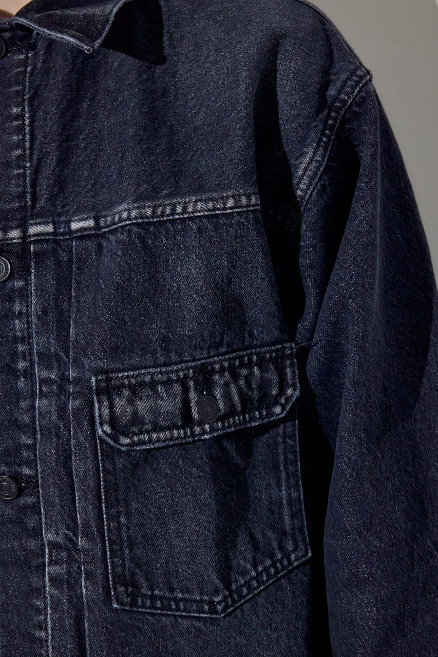 セカンドタイプデニムジャケット BLK M