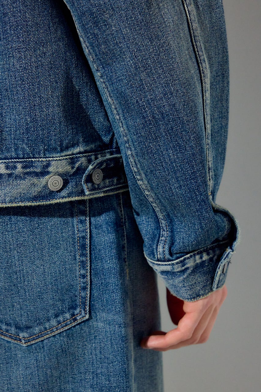 セカンドタイプデニムジャケット BLU S