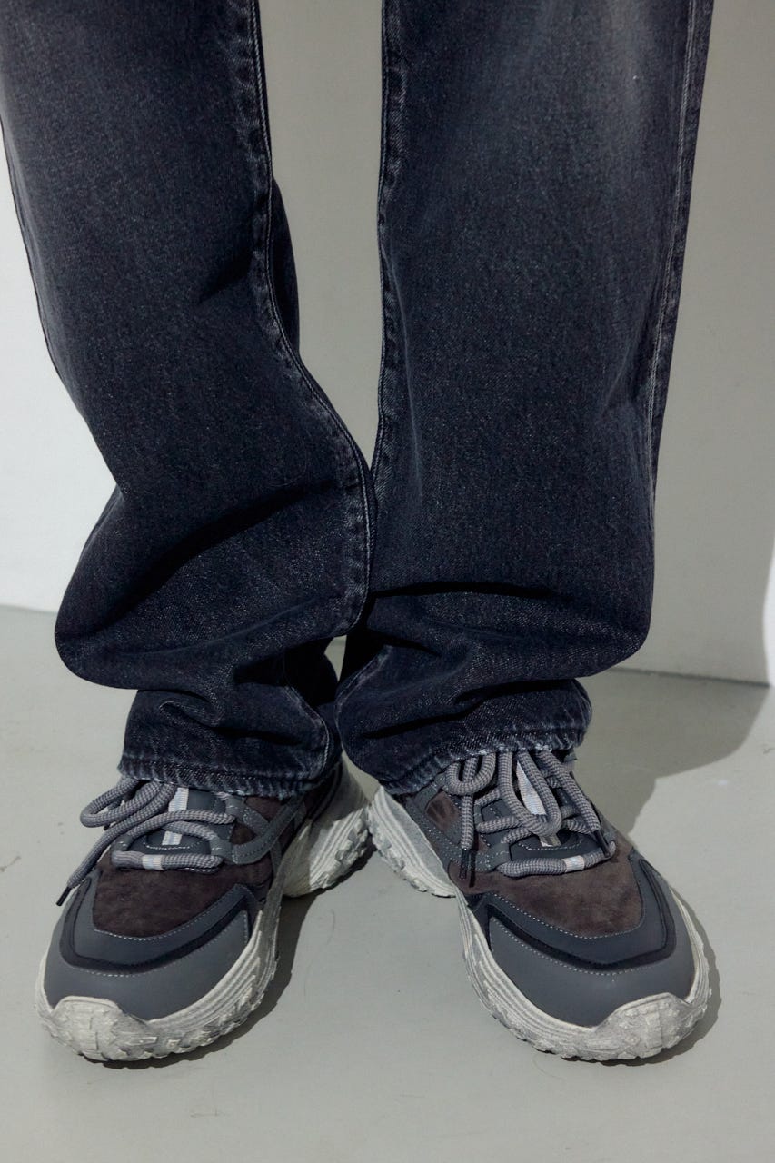 AZUL DENIM ルーズストレート BLK 32inch