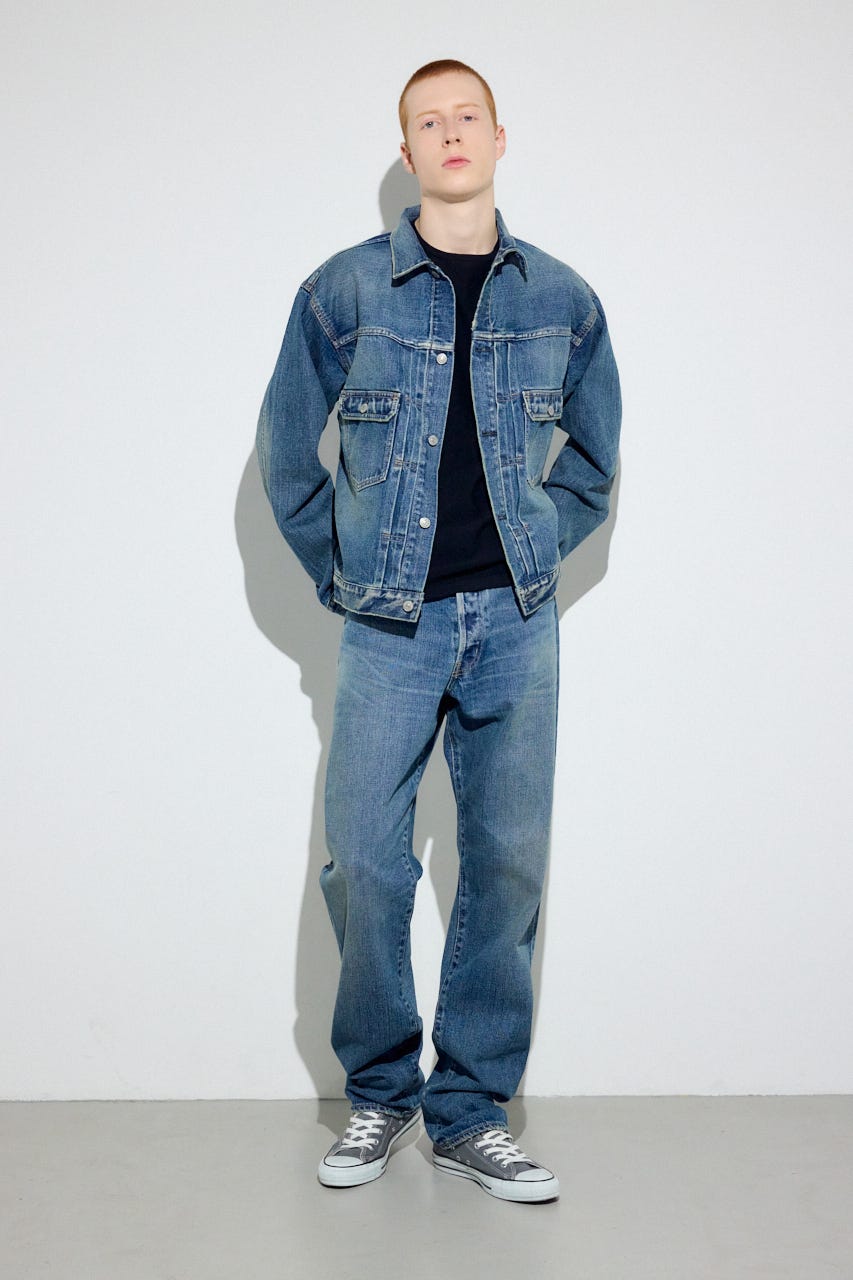 AZUL DENIM ルーズストレート BLU 30inch