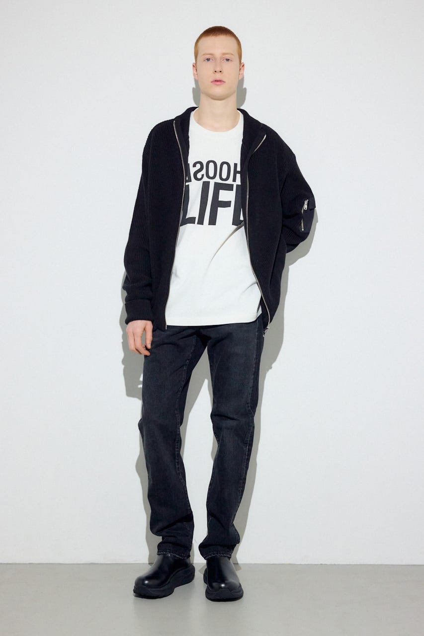 AZUL DENIM ベーシックストレート BLK 34inch