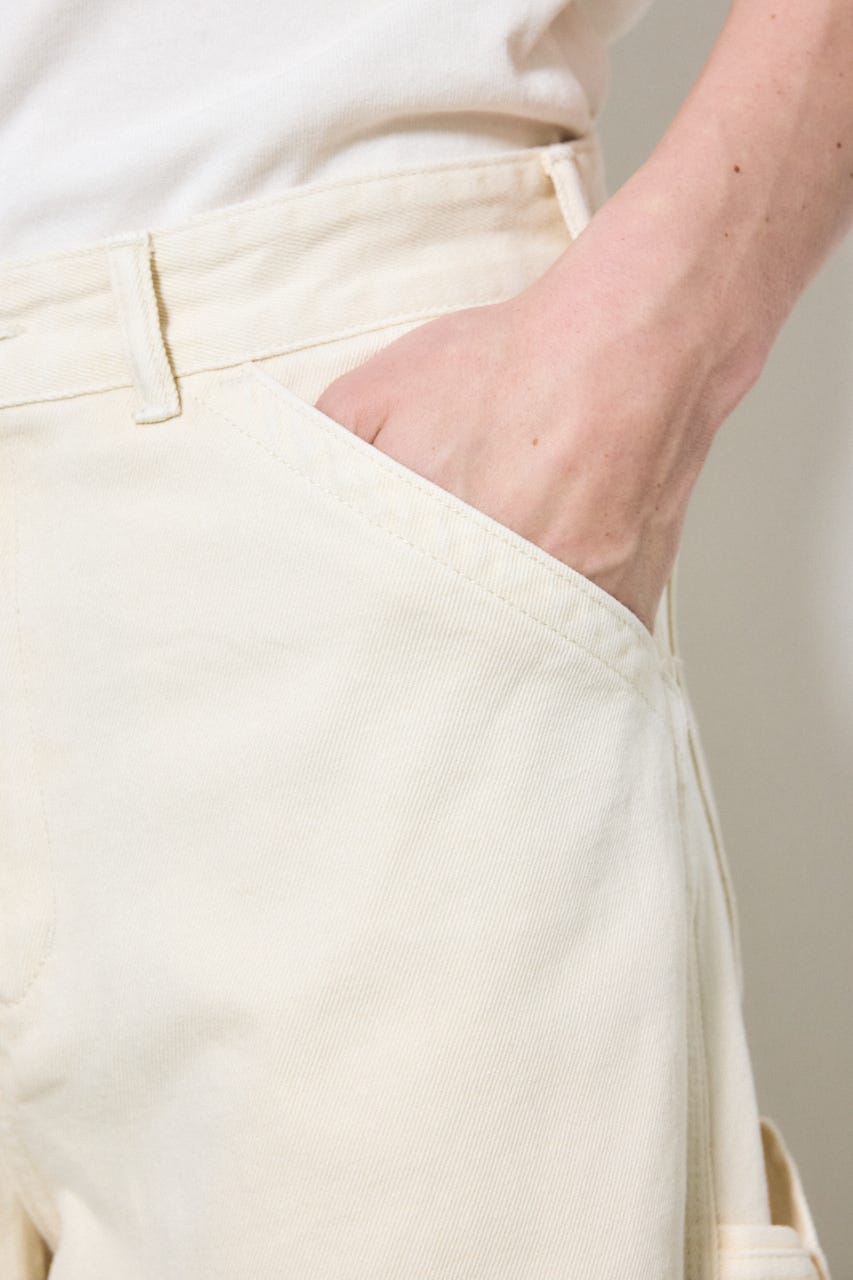 ペインターデニム O/WHT L