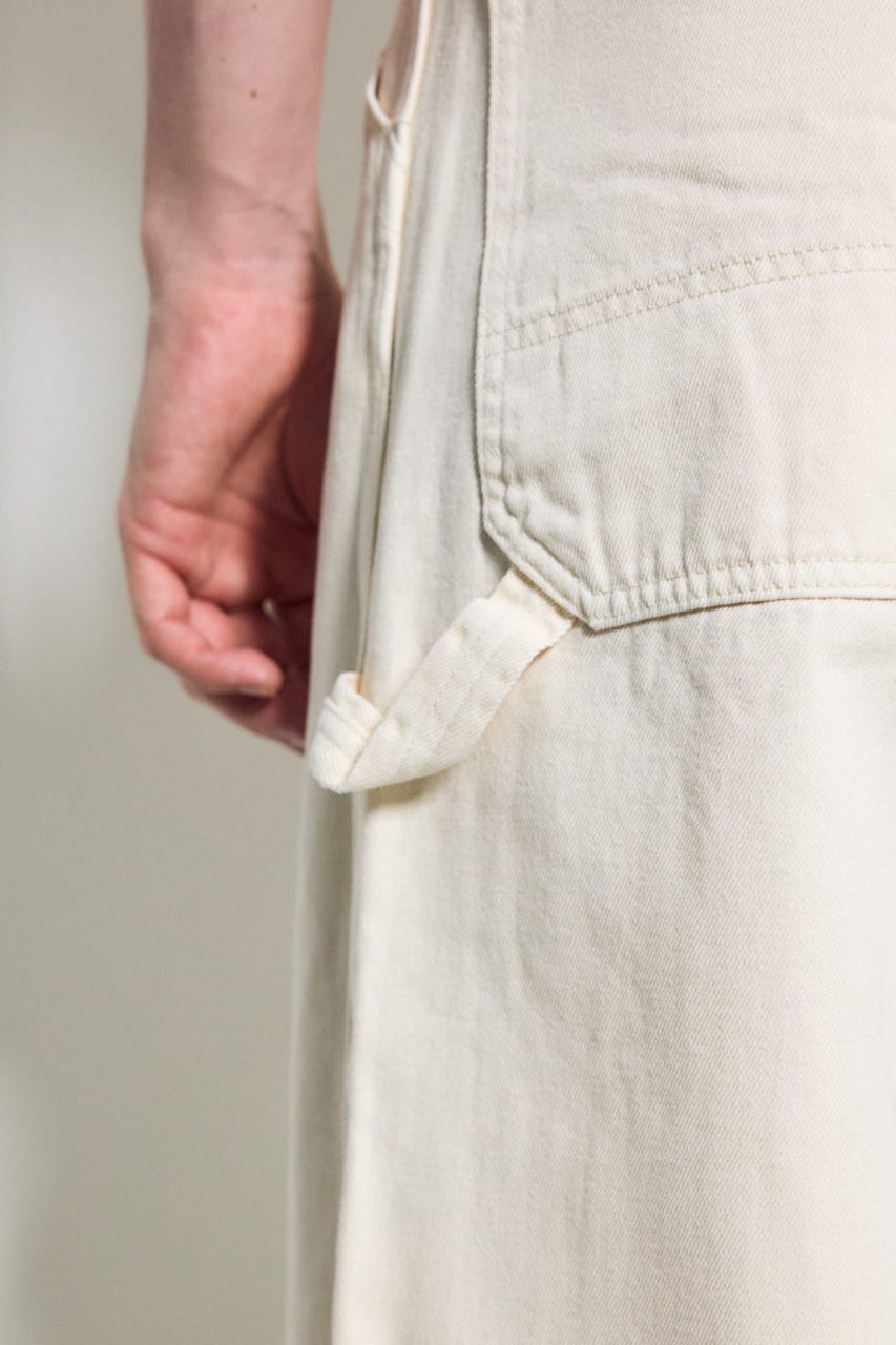 ペインターデニム O/WHT L