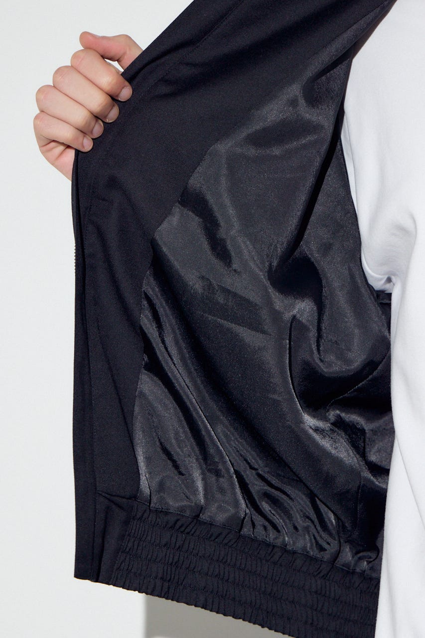 スタンドカラーブルゾン BLK S