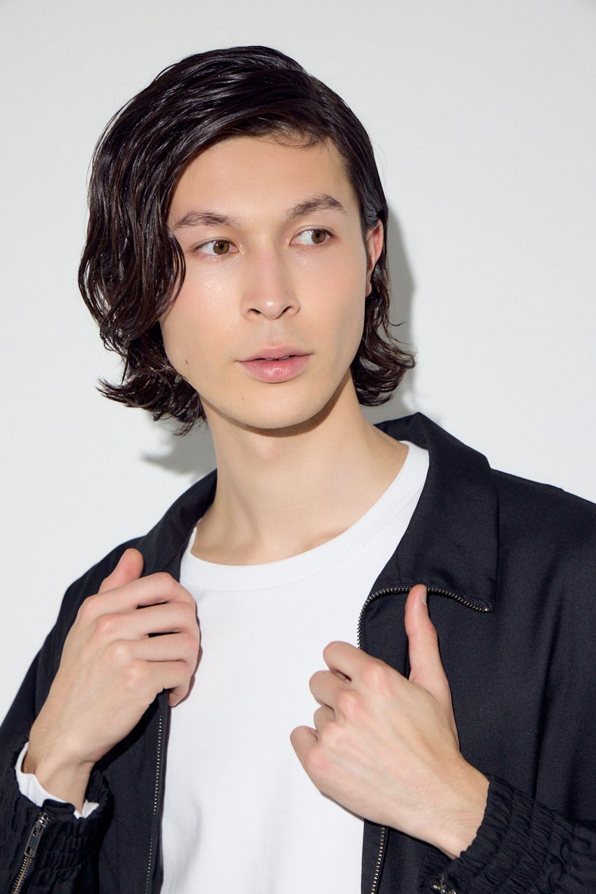 スタンドカラーブルゾン BLK S