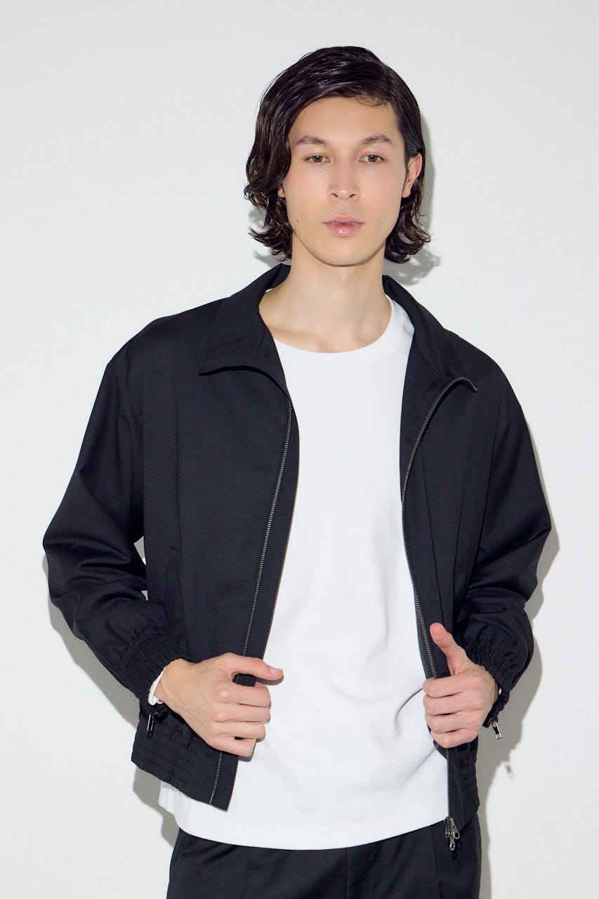 スタンドカラーブルゾン BLK S