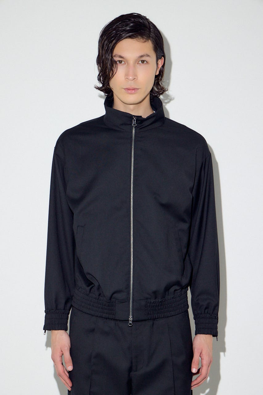 スタンドカラーブルゾン BLK S