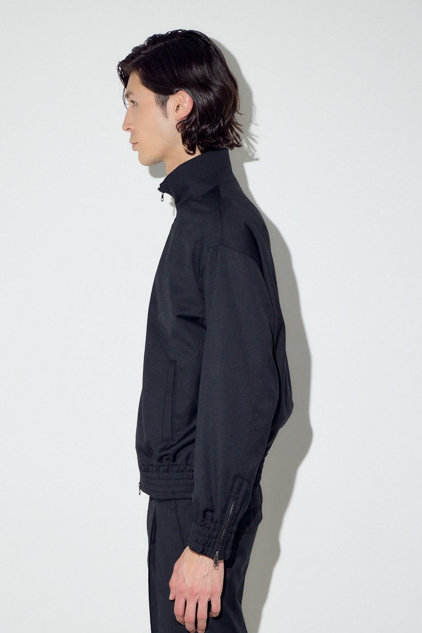 スタンドカラーブルゾン BLK S
