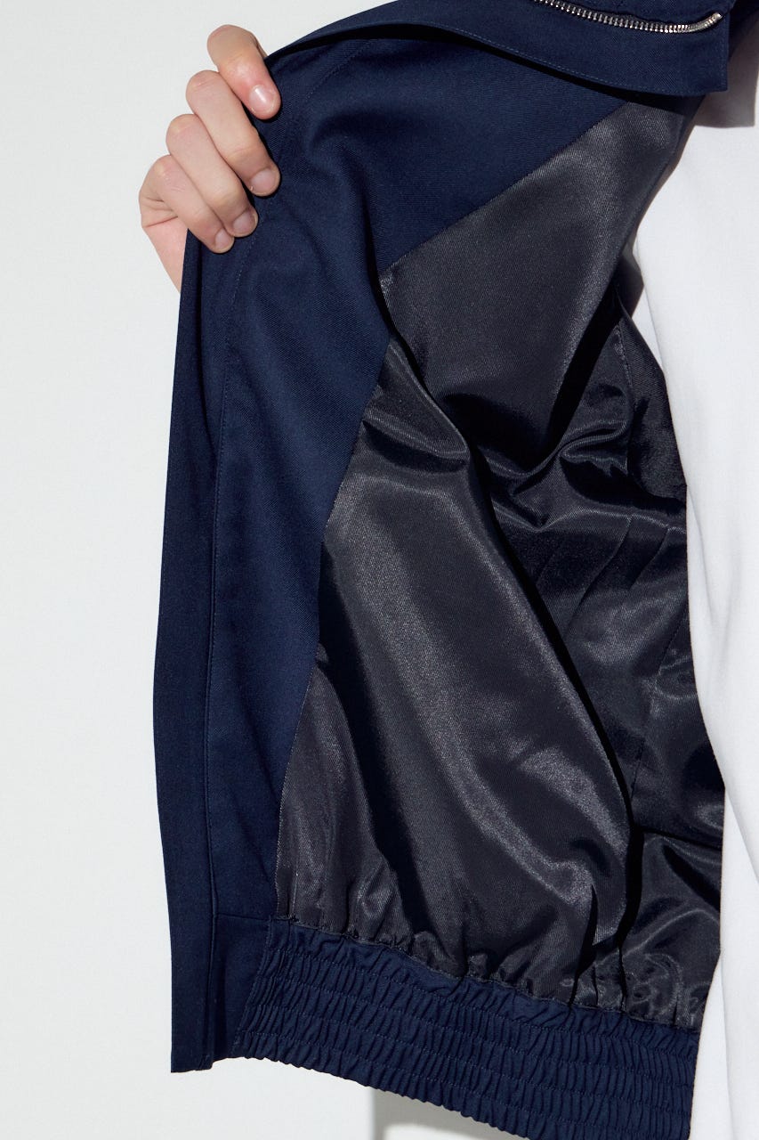 スタンドカラーブルゾン D/NVY L