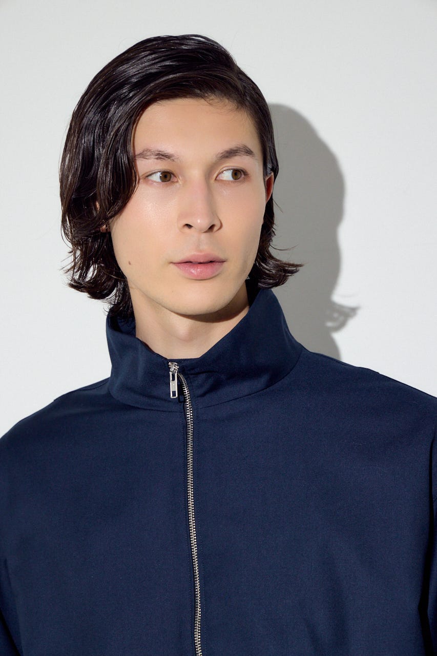 スタンドカラーブルゾン D/NVY L