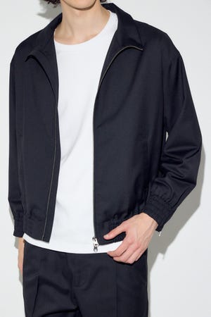スタンドカラーブルゾン