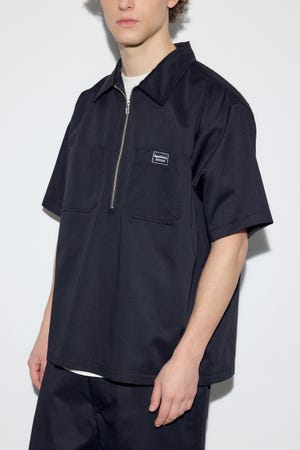 【SS先行アイテム】ハーフジップワークシャツ