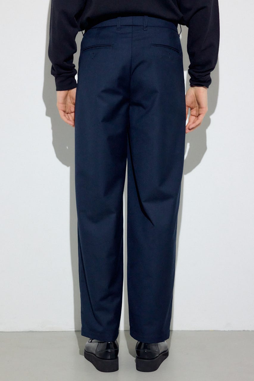 ワンタックワイドスラックス D/NVY M