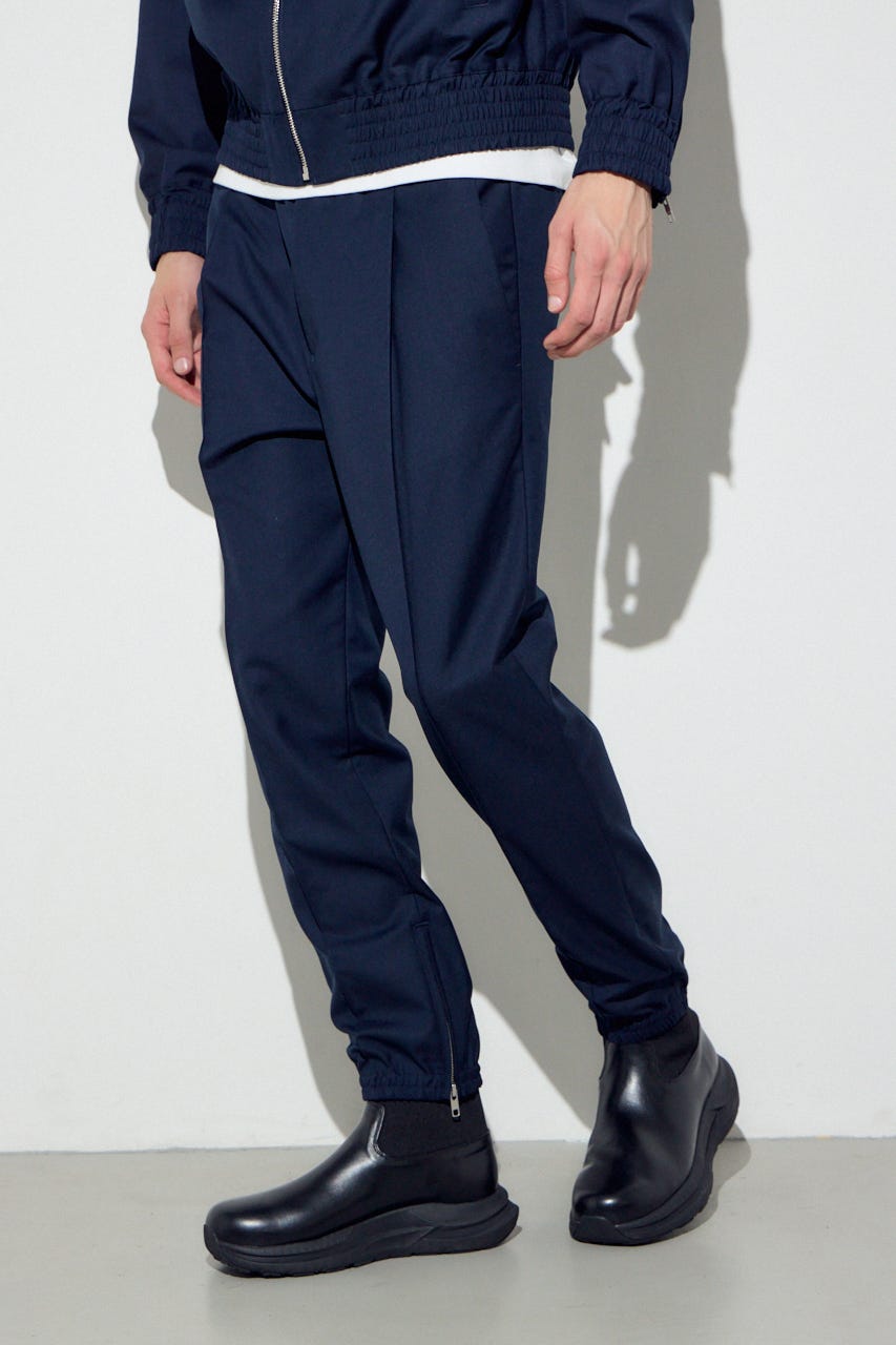 ピンタックジョガーパンツ D/NVY S