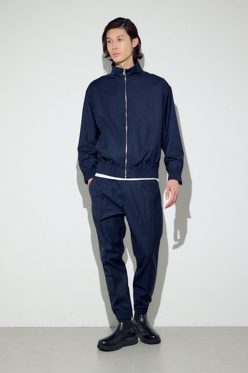 ピンタックジョガーパンツ D/NVY S