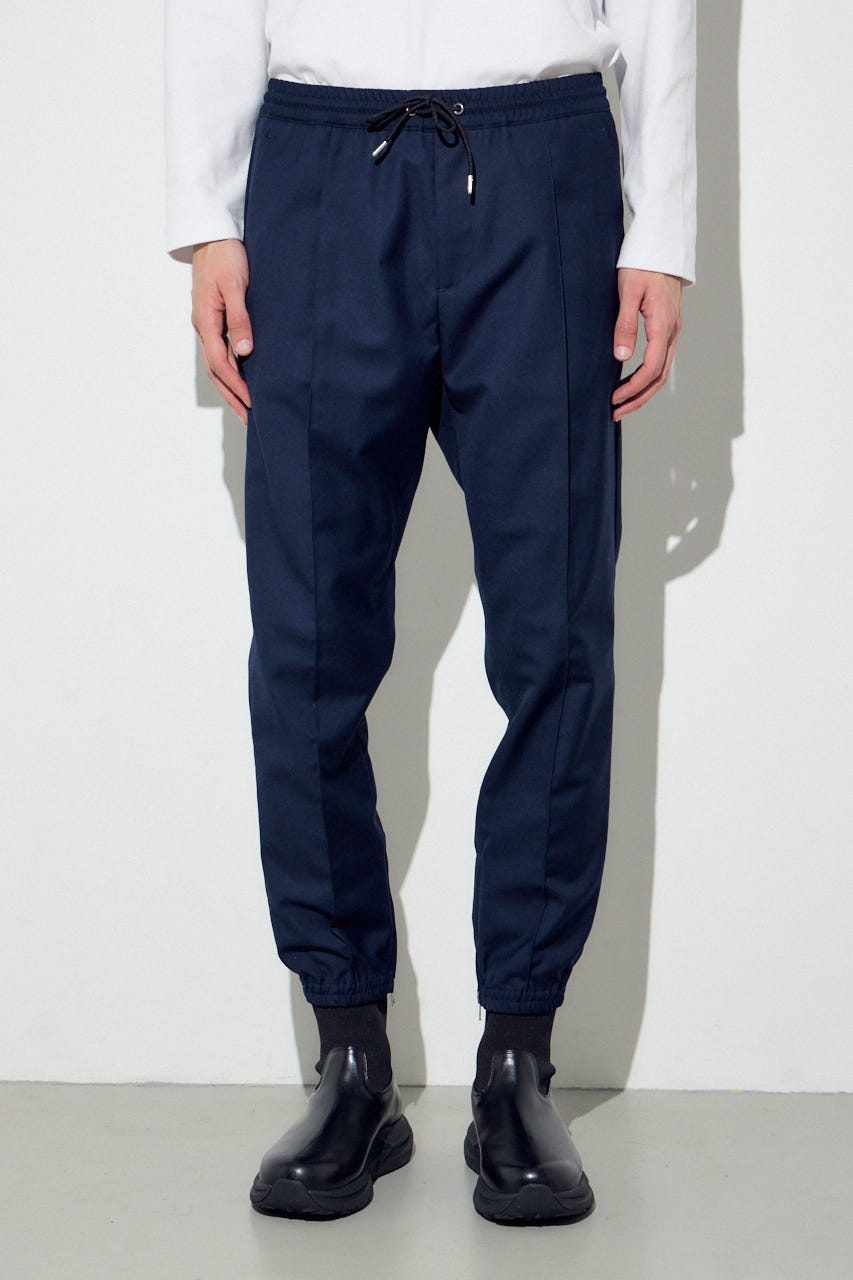 ピンタックジョガーパンツ D/NVY S