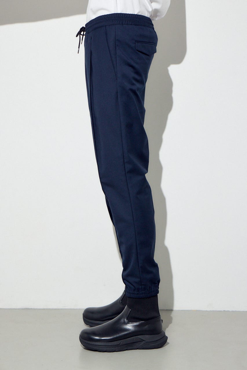 ピンタックジョガーパンツ D/NVY S